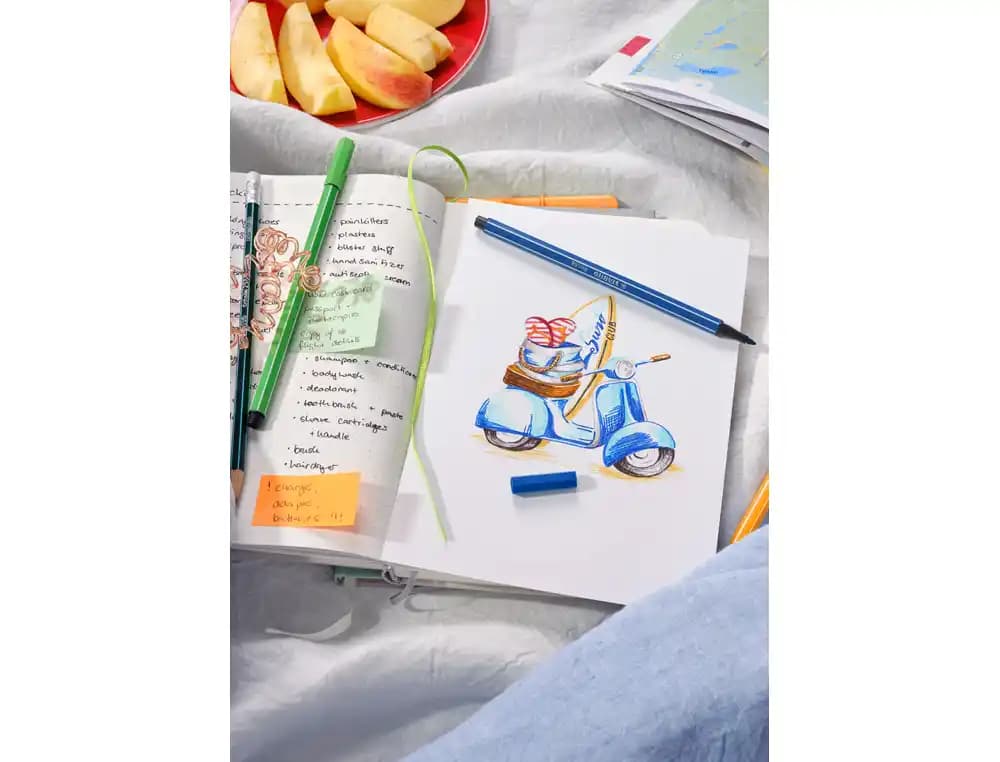 Rotulador stabilo punta de fibra pen 68 estuche rollerset de 30 unidades colores surtidos