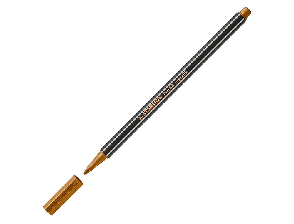Rotulador stabilo acuarelable pen 68 metalico punta gruesa 1mm