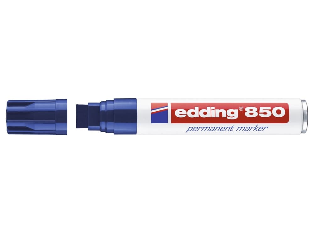 Rotulador edding marcador permanente 850 punta biselada 5-15 mm recargable
