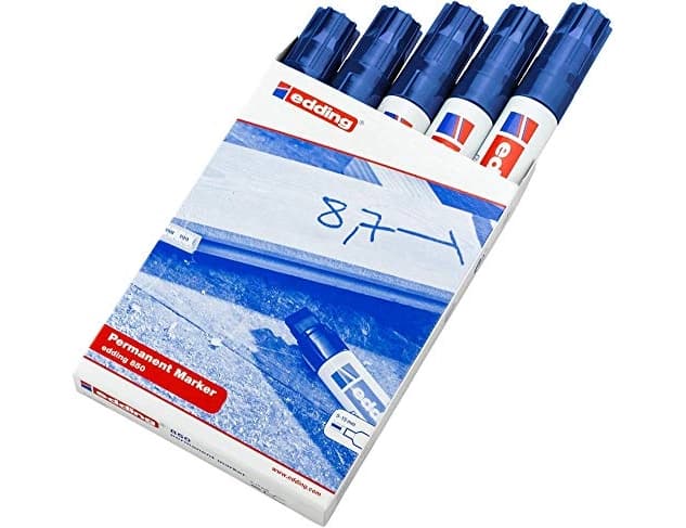 Rotulador edding marcador permanente 850 punta biselada 5-15 mm recargable