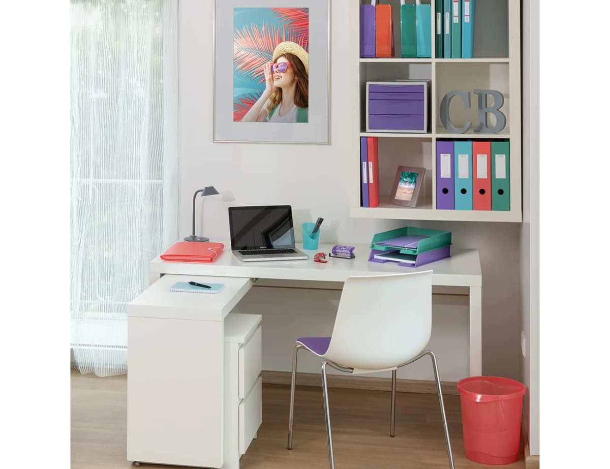 Fichero cajones de sobremesa esselte colour ice plastico 4 cajones