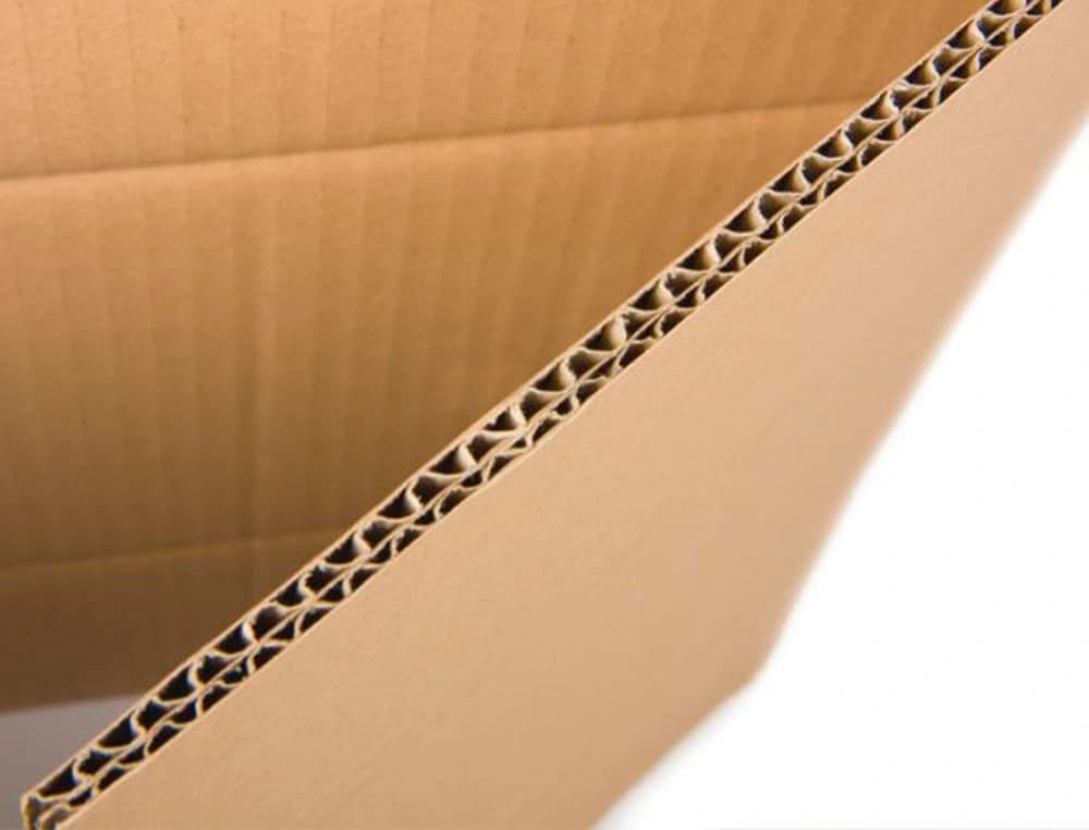 Caja para embalar q-connect americana ultra resistente carton reciclado canal doble 7mm color kraft 420x200x300 mm