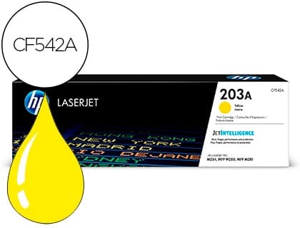 Hp Toner hp 203a laserjet pro m254 / mfp m280 / mfp m281 amarillo 1300 paginas
