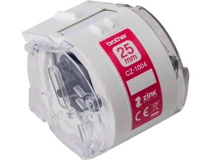 Brother Cinta brother cz-1004 impresion color para impresora vc-500w rollo 25 mm x 5 m
