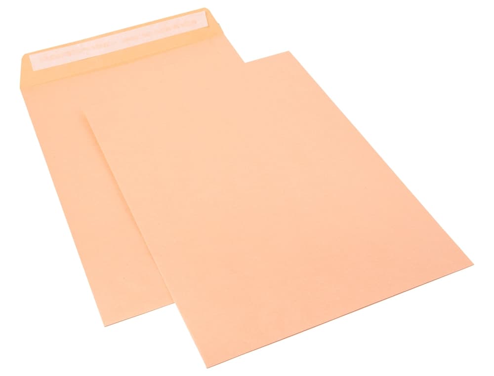 Sobre sam bolsa celulosa chamoix 90 gr tira de silicona 229x324 mm tira silicona caja 250 unidades