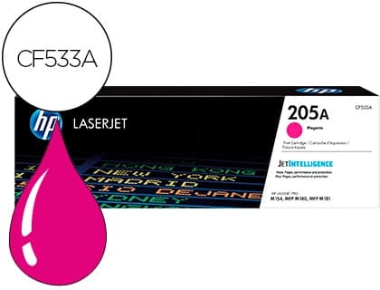Hp Toner hp 205a laserjet m154a / 154nw / mfp m180n / 181fw magenta 900 paginas