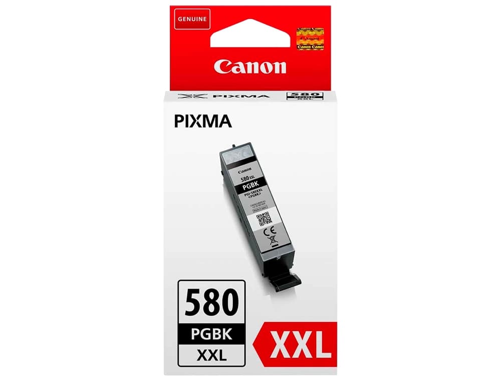 Ink-jet canon 580 xxl pixma tr8550 / ts6250 / ts8250 / ts9150 / ts9550 negro 600 pag
