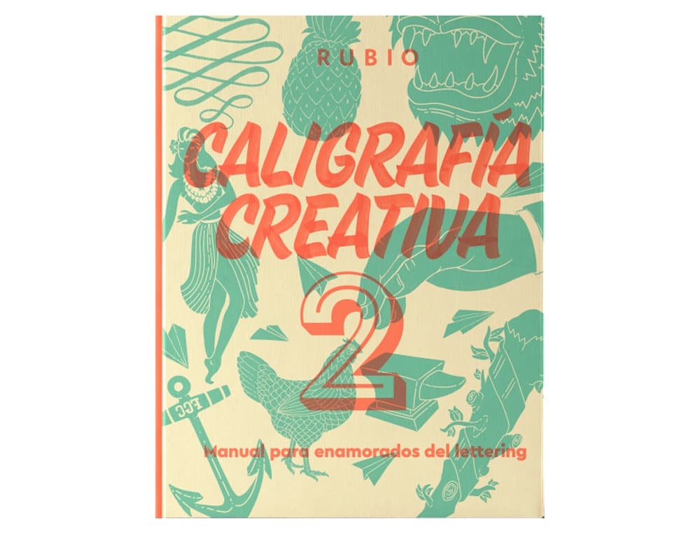 Libro de caligrafia rubio creativa 2 150 paginas tapa dura 27x21 cm