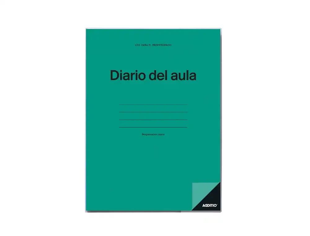 Diario del aula additio programacion diaria del curso por dia y hora o sesion 192 paginas 22,5x30,5 cm