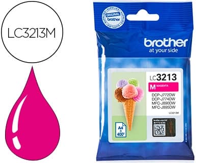 Brother Ink-jet brother lc3213 dcp-j572 / dcp-j772 / dcp-j774 / mfc-j890 / mfc-j895 magenta 400 pag