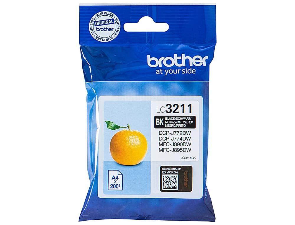 Ink-jet brother lc3211bk dcp-j572 / dcp-j772 / dcp-j774 / mfc-j890 / mfc-j895 negro 200 pag