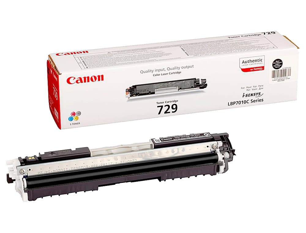 Toner canon 729 bk i-sensys lbp7010c / lbp7018c negro 1.200 pag