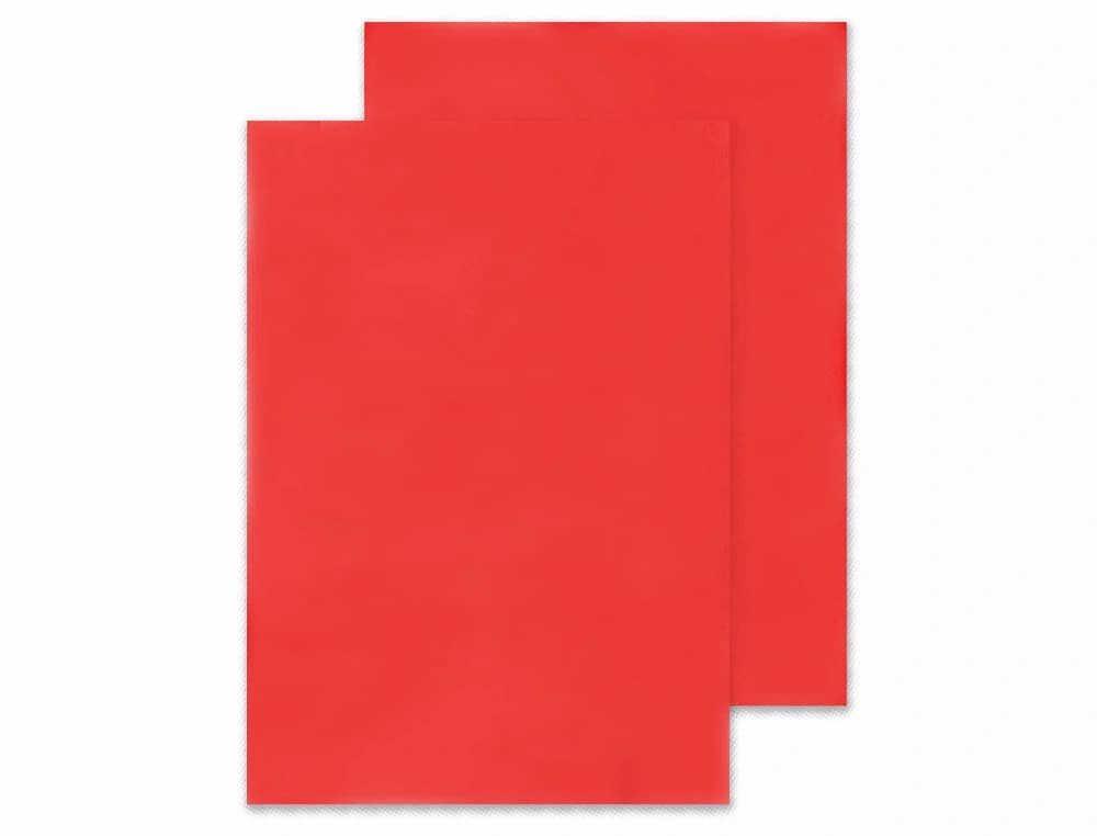 Tapa de encuadernación Q-Connect de PVC opaco de 180 micras, DIN A4, caja de 100 unidades – Rojo