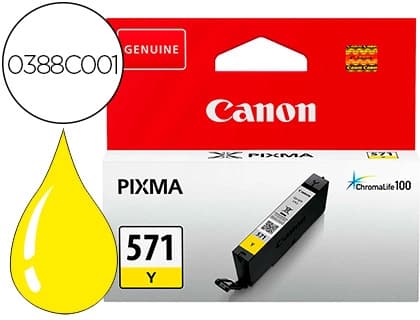 Canon Ink-jet canon cli 571 pixma ts5051 / ts6050 / ts8051 / ts9050 / amarillo 161 paginas
