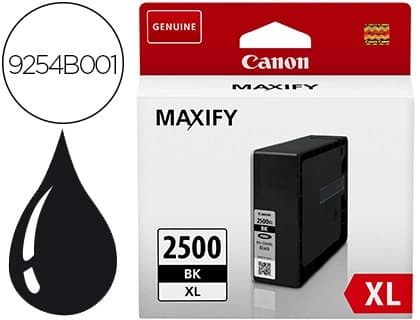 Canon Ink-jet canon pgi 2500 xl maxify ib4050 / mb5050 / mb5155 / mb5350 / mb5450 negro 2500 paginas