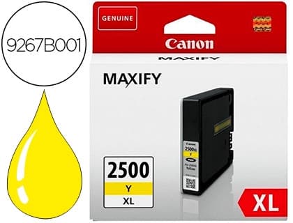 Canon Ink-jet canon pgi 2500 xl maxify ib4050 / mb5050 / mb5150 / mb5155 / mb5350 / mb5450 amarillo 1520 paginas