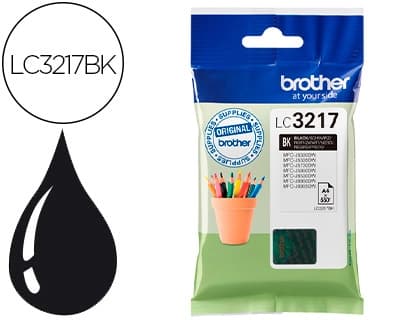 Brother Ink-jet brother lc3217bk mfcj6530 / mfcj6935 negro 550 paginas
