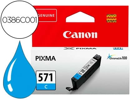Canon Ink-jet canon cli 571 pixma ts5051 / ts6050 / ts8051 / ts9050 / cian 173 paginas