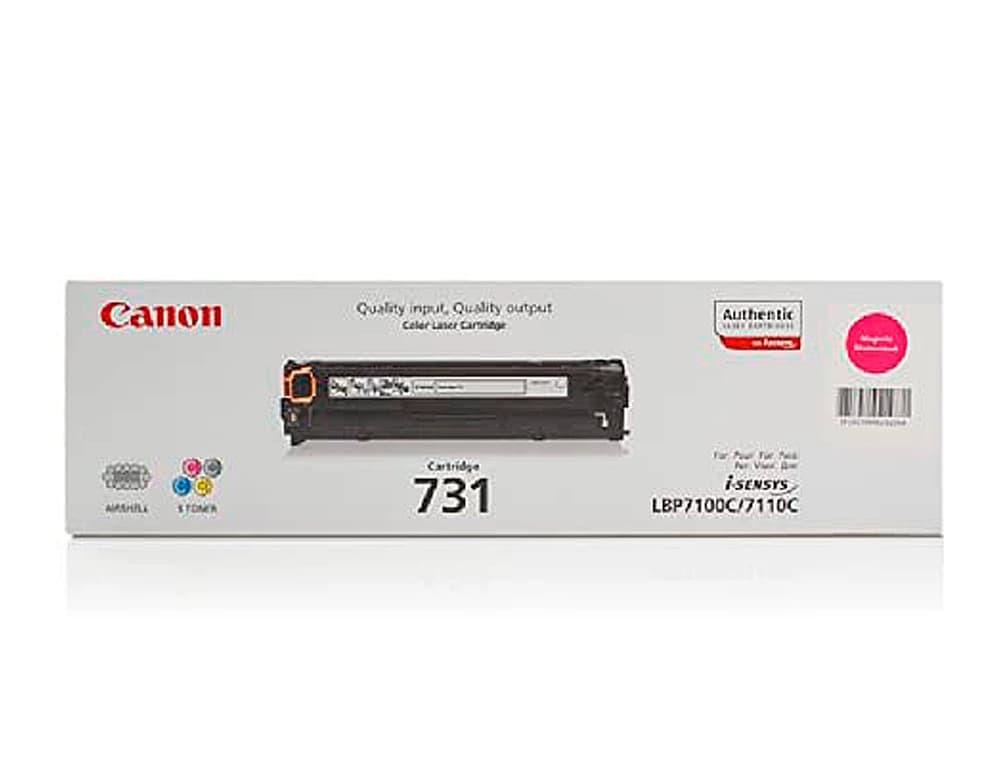 Toner canon 731 m i-sensys lbp7100cn / lbp7110cw / mf623cn / mf628cw / mf8230cn / mf8280cw magenta 1500 pag