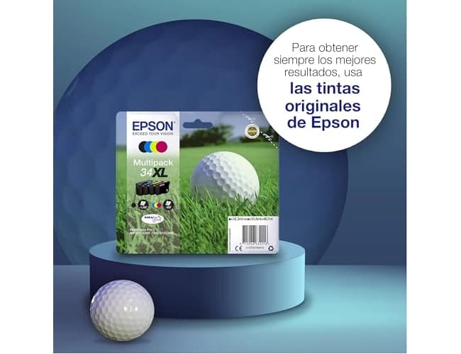 Ink-jet epson 34 workforce pro wf-3720 / wf-3720dwf / wf-3725dwf 300 paginas
