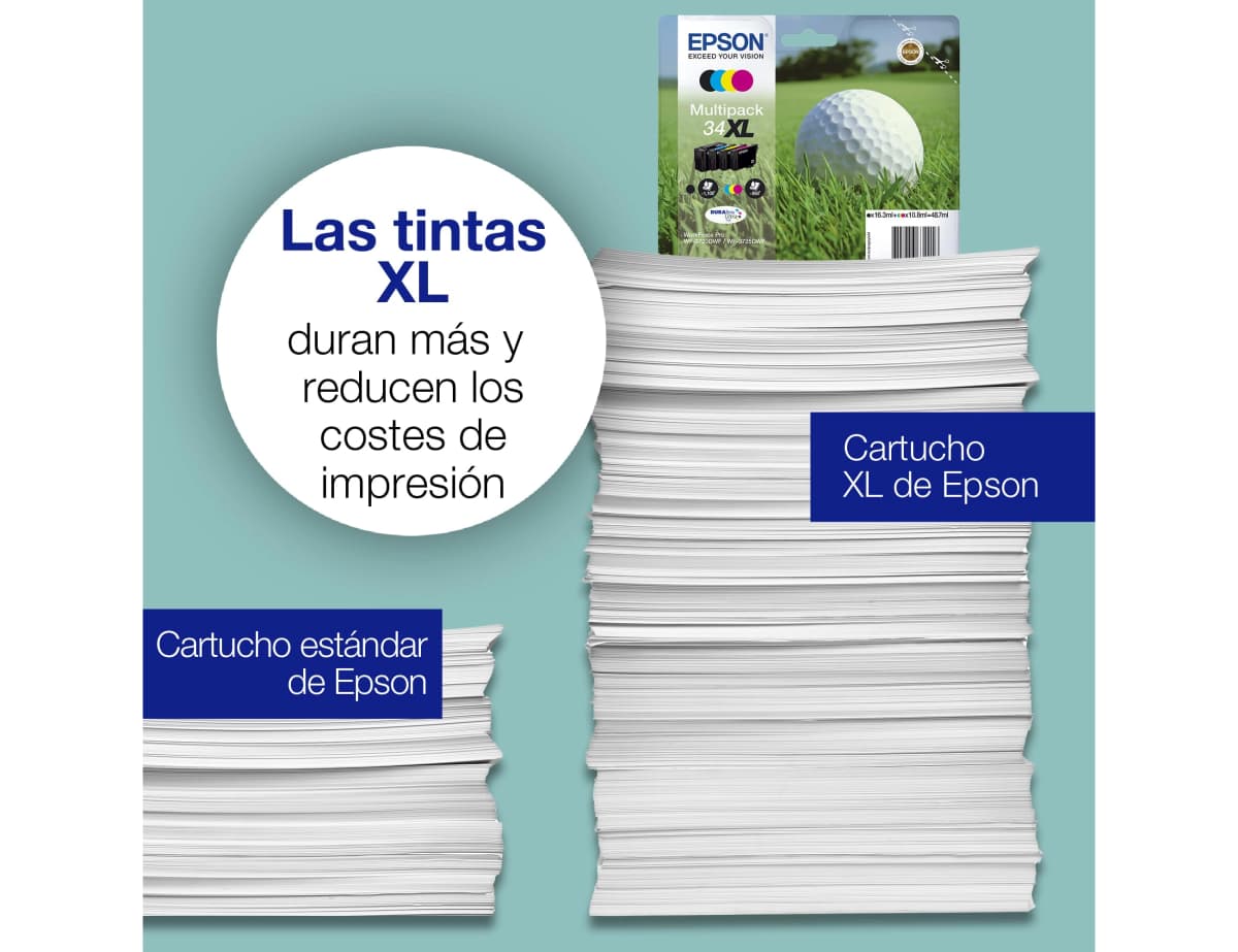Ink-jet epson 34 workforce pro wf-3720 / wf-3720dwf / wf-3725dwf 300 paginas