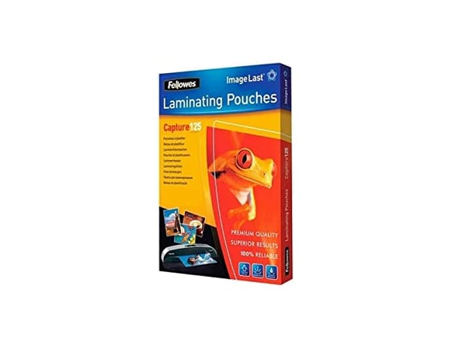 Bolsa de plastificar Fellowes brillo de 125 micras, pack de 100 unidades – A3