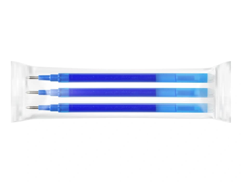 Recambio boligrafo q-connect retractil borrable caja de 3 unidades