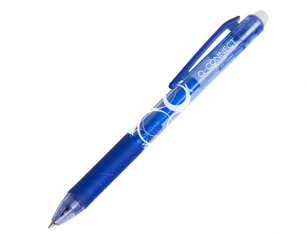 Recambio boligrafo q-connect retractil borrable caja de 3 unidades