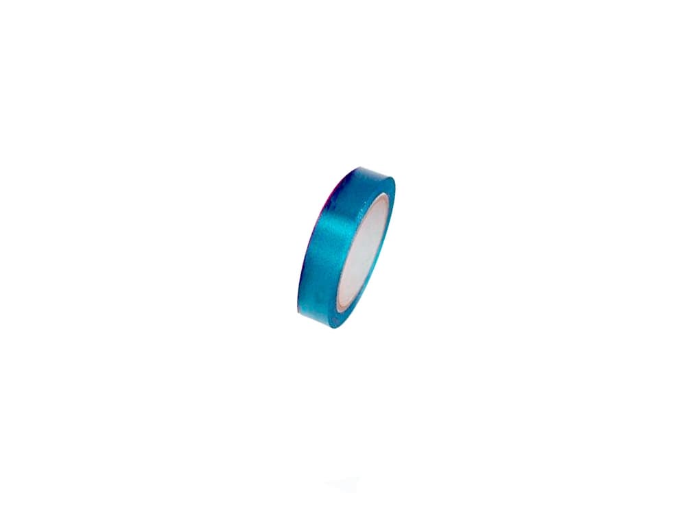 Cinta fantasía de 31 mm × 10 m para lazos de regalo – Celeste