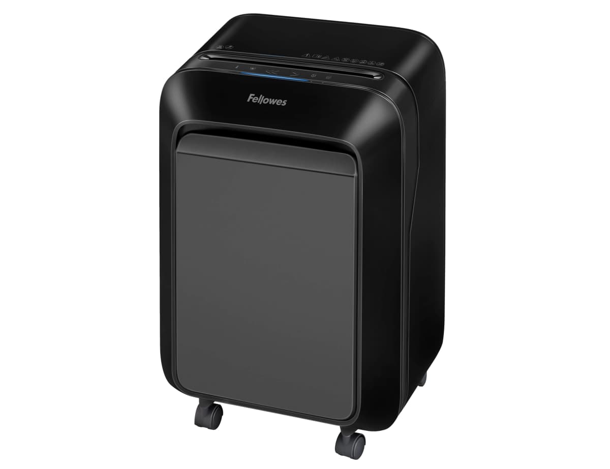 Destructora de documentos fellowes lx211 capacidad de 15 hojas seguridad p5 papelera 23 l grapas