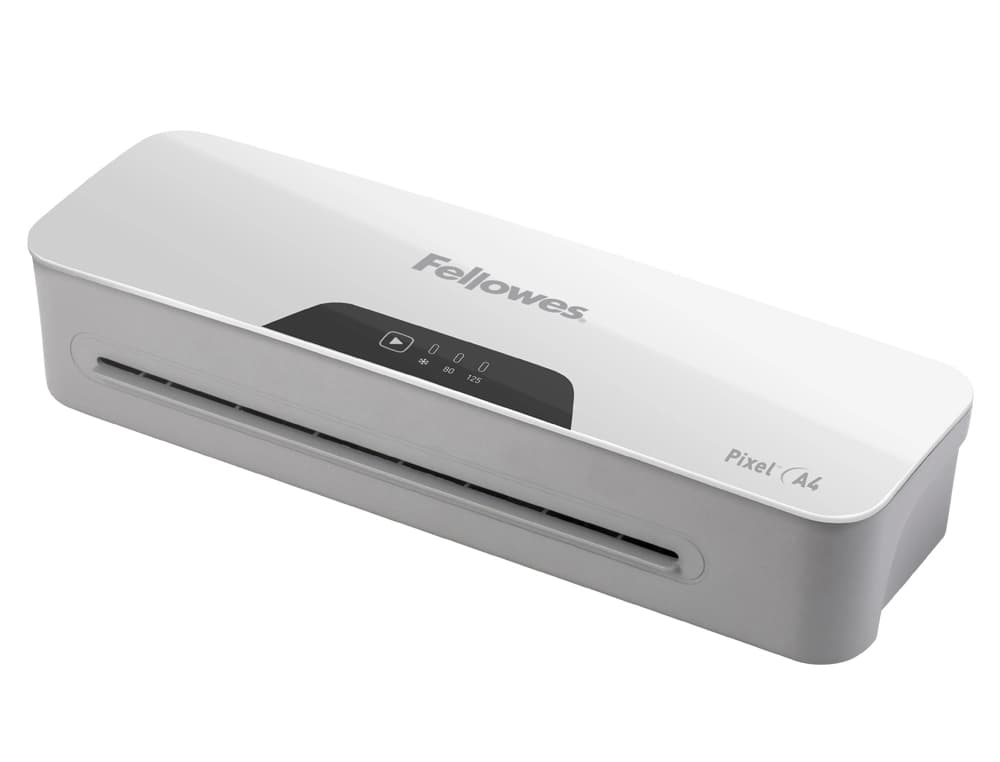 Plastificadora fellowes pixel 2 rodillos sistema antiatasco apagado automatico hasta 125 mc