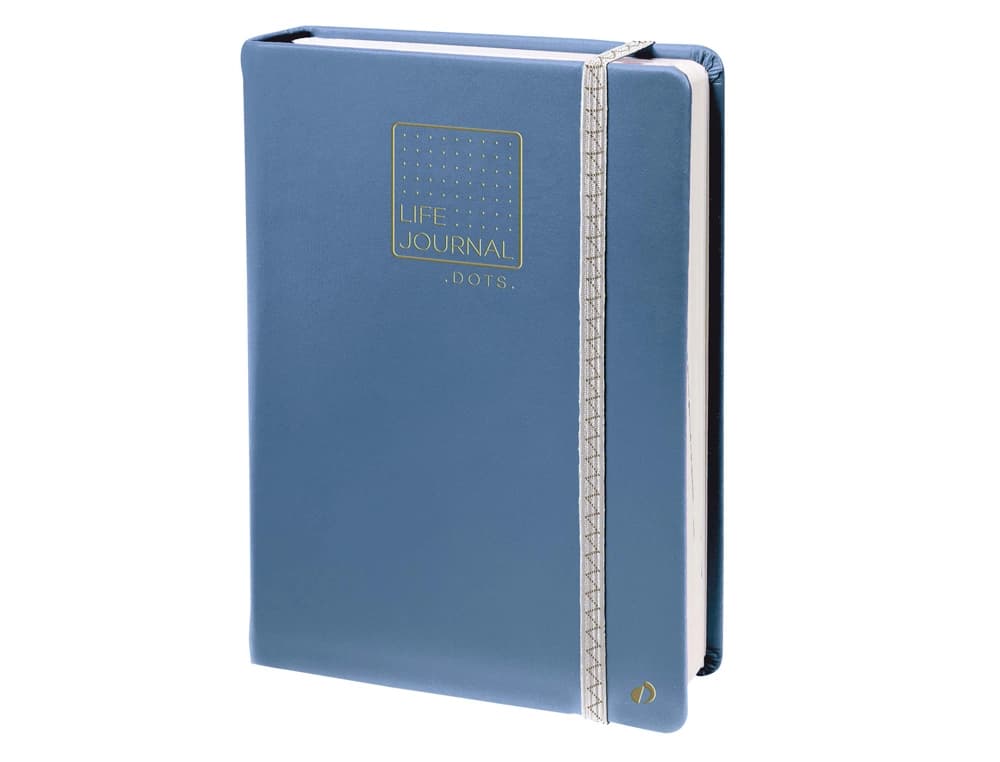 Libreta quo vadis life journal infinite dots puntos 15x21 cm 224 hojas tapa similpiel