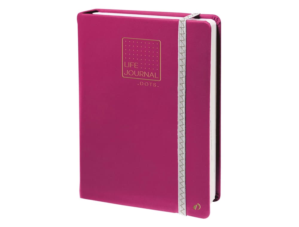 Libreta quo vadis life journal infinite dots puntos 15x21 cm 224 hojas tapa similpiel