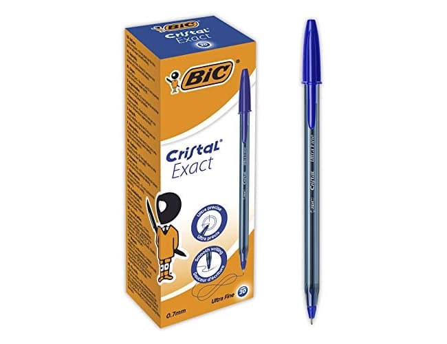 Boligrafo bic cristal ultrafine punta forma aguja 0,7 mm
