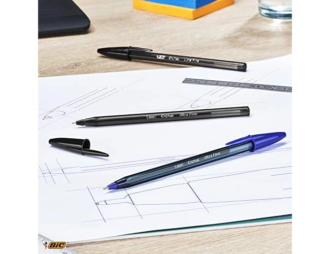 Boligrafo bic cristal ultrafine punta forma aguja 0,7 mm