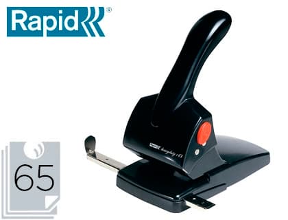 Rapid Taladrador Rapid HDC65 fashion metalico/abs color negro capacidad 65 hojas