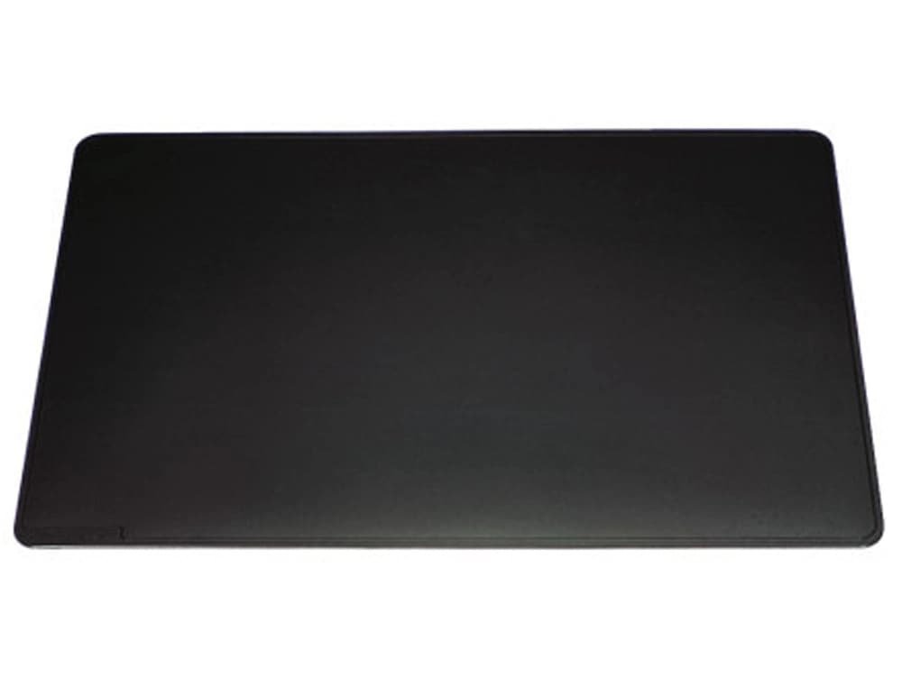 Vade sobremesa durable negro antideslizante contorneado 65x52 cm