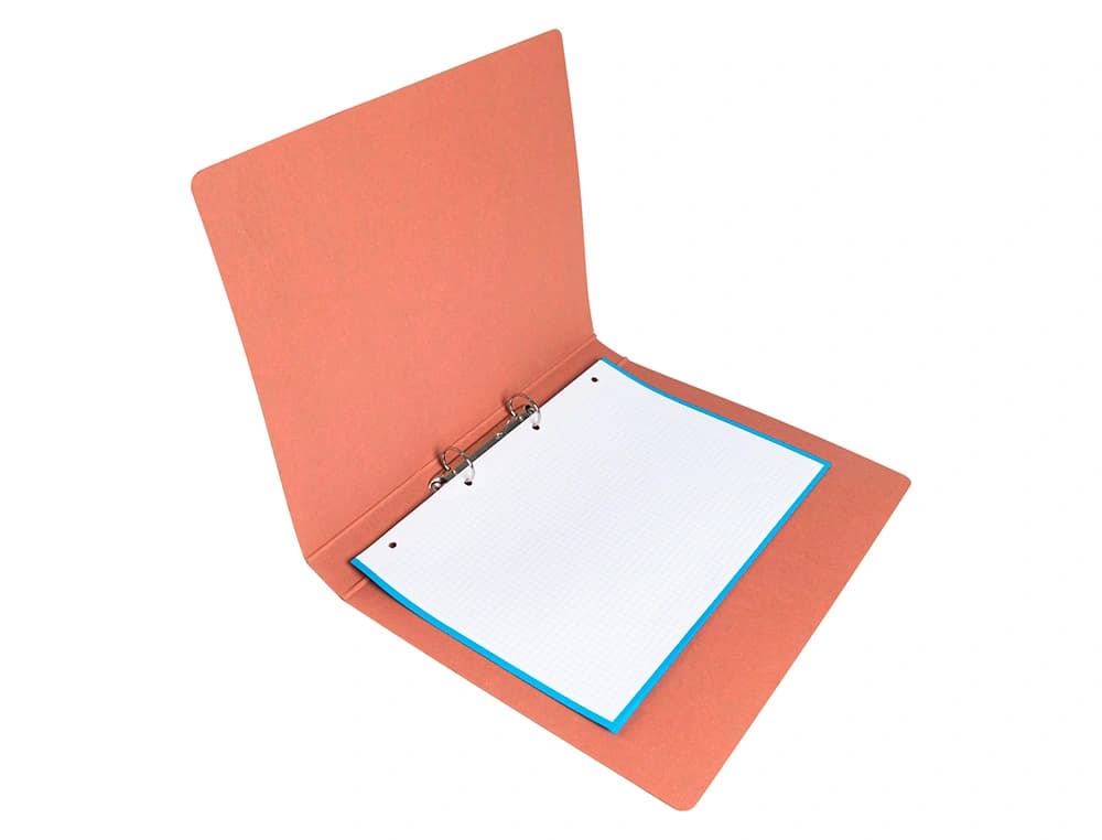 Carpeta de 2 anillas 25mm redondas liderpapel carton