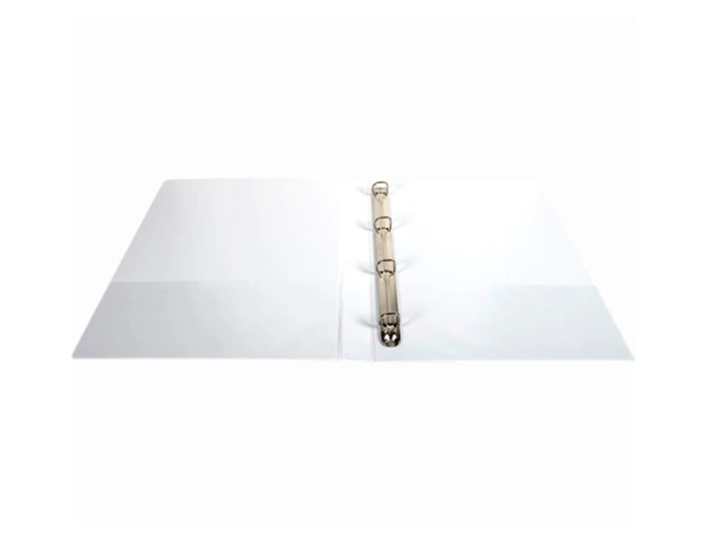 Carpeta exacompta canguro 4 anillas 16 mm din a4+ carton forrado polipropileno personalizable 3 bolsillos