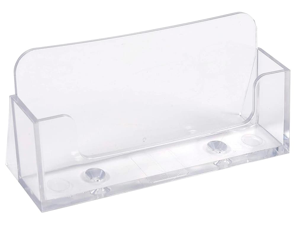 Portatarjetas de visita exacompta metacrilato cristal 34x102x47 mm