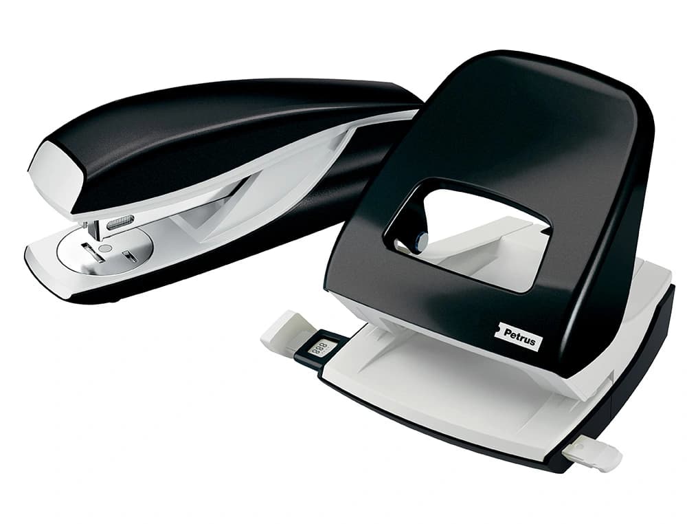 Grapadora petrus 635 wow metalizada capacidad 30 hojas