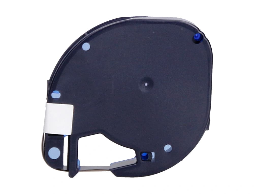 Cinta q-connect 12 mm x 2 m negro-blanco para ropa para maquina letratag