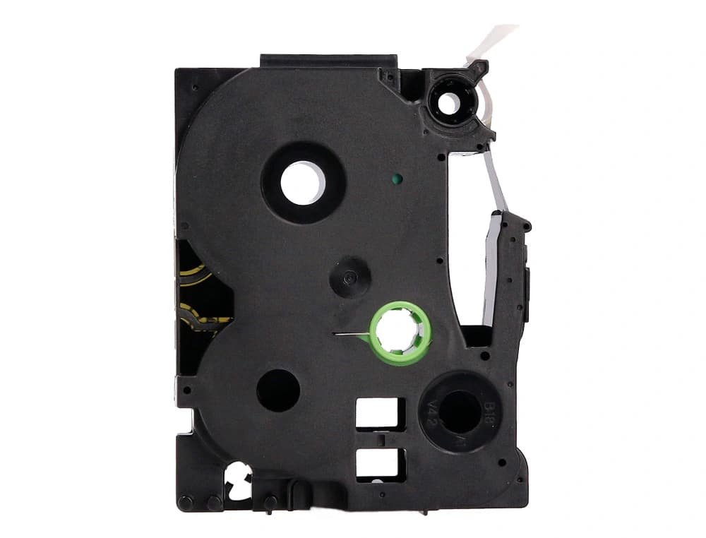 Cinta q-connect tze-641 amarillo-negro 18mm longitud 8 m