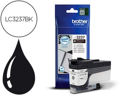 Brother Ink-jet brother lc3237 hl-j6000dw / hl-j6100dw / mfc-j5945dw / mfc-j6945dw / mfc-j6947dw 3000 pag negro