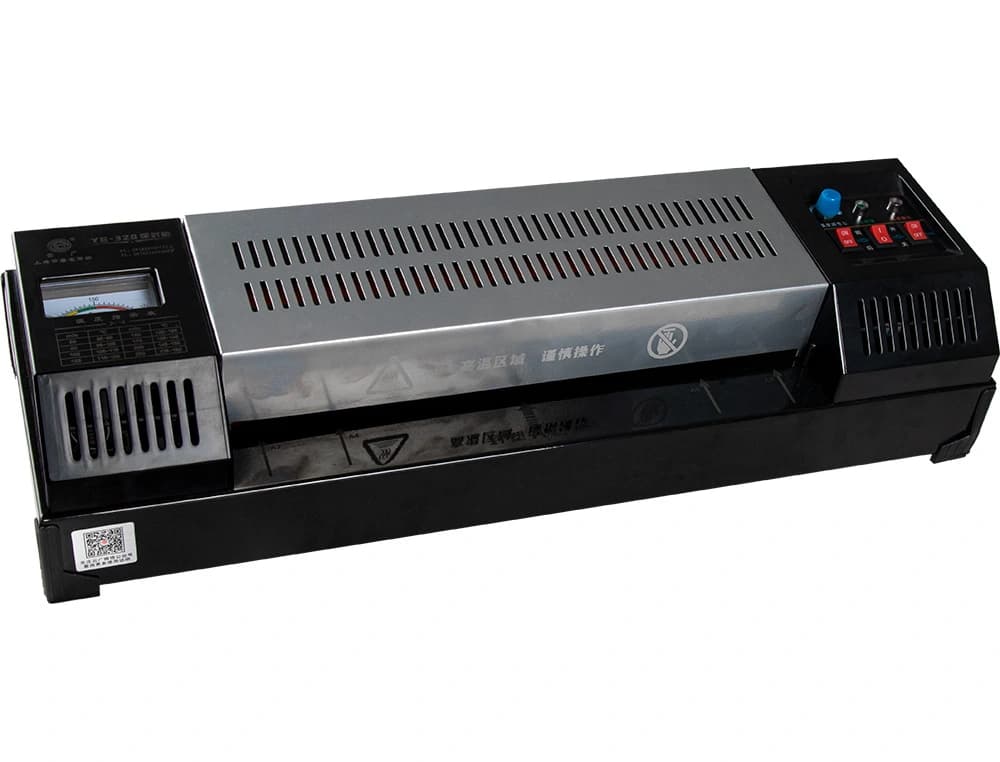 Plastificadora q-connect kf16918 profesional rugerizada caliente din a3 cuatro rodillos hasta 200 mc