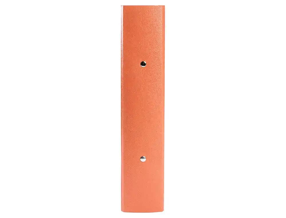 Carpeta de 2 anillas 40mm redondas liderpapel cuarto apaisado carton cuero