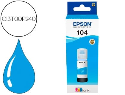 Epson Ink-jet epson ecotank 104 et-2710 / 2711 / 2712 / 2720 / 2726 / 4700 cian 7500 paginas