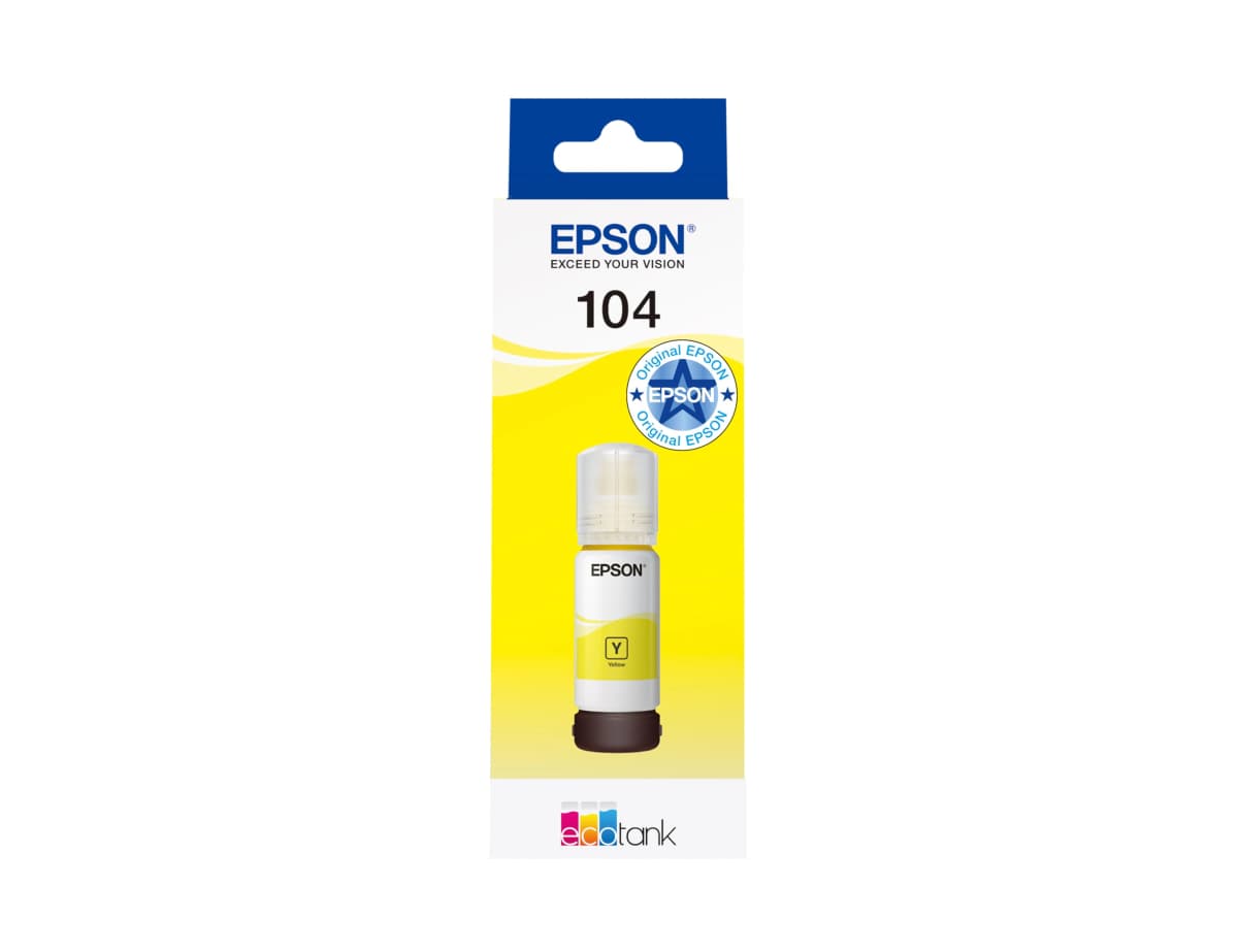 Tinta epson ecotank 104 et-2710 / 2711 / 2712 / 2720 / 2726 / 4700 7500 paginas