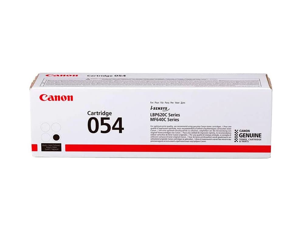 Toner canon 054 lbp622 / mf641 / i-sensys lbp621 / 623 / 641 / 643 / 645 / 622 negro 1500 paginas