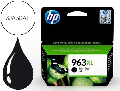 Hp Ink-jet hp 963 xl officejet pro 9010 / 9020 / 9022 / 9023 / 9025 negro 2000 paginas